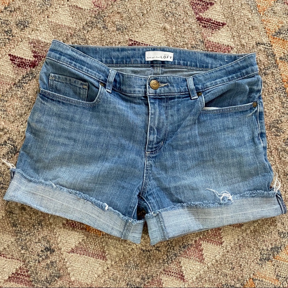 Loft denim shorts